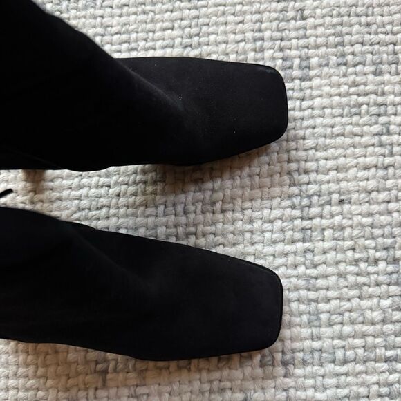 NEW Sam Edelman Black Suede Leather Issabel Tall Boots 10 - Picture 2 of 5